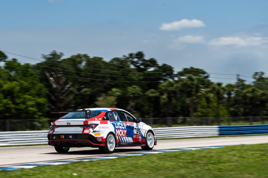 #78 Hyundai Elantra N1 TC of Jeff Ricca, Ricca Autosport, TC America Powered by Skip Barber Racing School, Sebring International Raceway, Sebring, FL, May 15-18, 2025.
